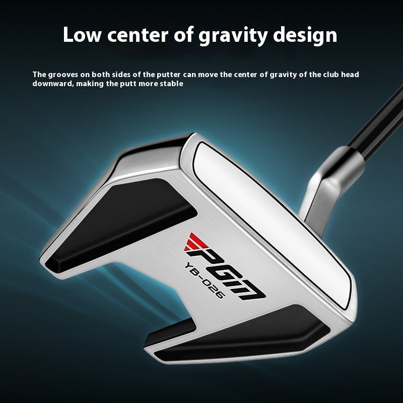 Golf Club Standing Putter Low Center Gravity Stable Rod