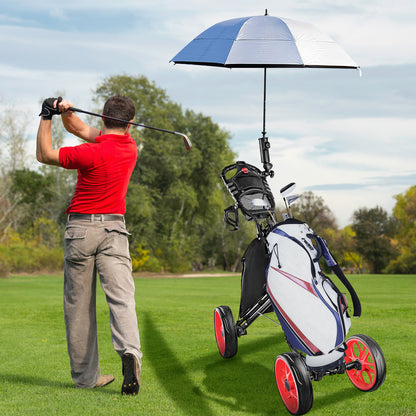 Foldable 4 Wheels Golf Trolley